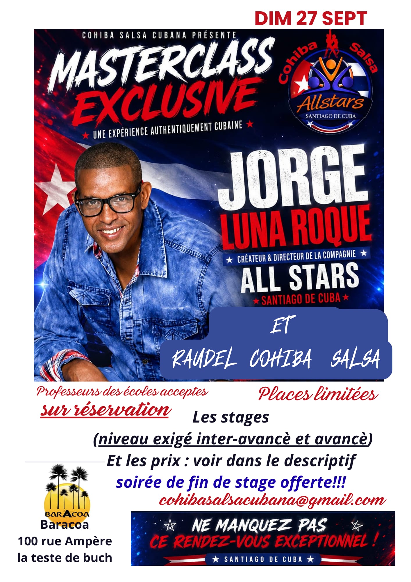 MASTERCLASS EXCLUSIVE AVEC JORGE LUNA ROQUE